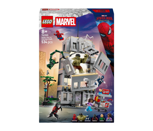 LEGO SUPER HEROES 76350 Epickie starcie: Spider-Man kontra Hulk - 1529855 - zdjęcie